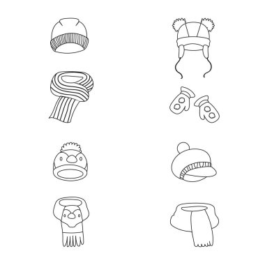 Kış ve soğuk sembolü yalıtılmış nesne. Kış ve web için sıcak hisse senedi simgesi.