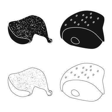 Ürün ve kümes hayvanları sembolü yalıtılmış nesne. Ürün ve tarım hisse senedi simgesi için web topluluğu.