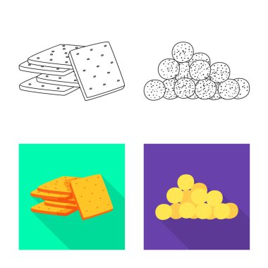 Oktoberfest ve bar sembolü yalıtılmış nesne. Oktoberfest ve hisse senedi simgesi web için pişirme.