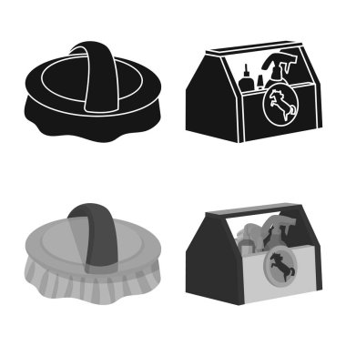 Ekipman ve Binicilik simge vektör Illustration. Web için ekipman ve rekabet hisse senedi simgesi kümesi.