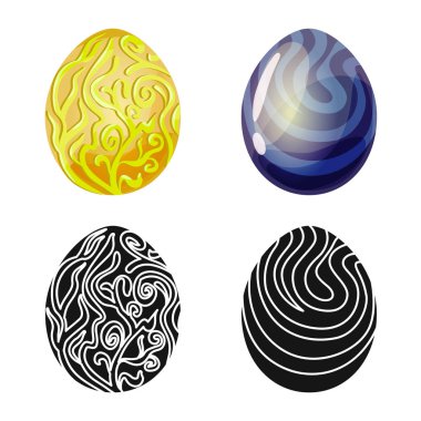 Hayvan ve tarih öncesi logosu yalıtılmış nesne. Hisse senedi için hayvan ve sevimli vektör simge kümesi.