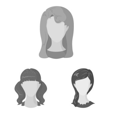 Karakter ve profil sembolü vektör Illustration. Hisse senedi için karakter ve kukla vektör simgesi koleksiyonu.