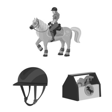 Yarış ve at işareti vektör illüstrasyon. Yarış ve yarış stok vektör illüstrasyon koleksiyonu.