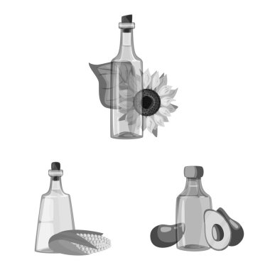 Beslenme ve organik işareti vektör tasarımı. Beslenme ve cam hisse senedi simgesi için web topluluğu.