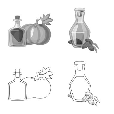 Sağlıklı ve sebze logo vektör Illustration. Tarım hisse senedi vektör çizim ve sağlıklı topluluğu.