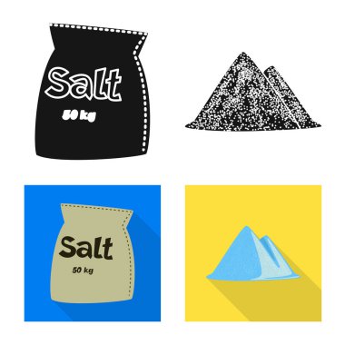 Pişirme ve deniz işareti vektör Illustration. Pişirme ve pişirme hisse senedi için vektör simgesi toplama.