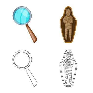 Hikaye ve öğeleri işaret yalıtılmış nesne. Hikaye ve öznitelikleri hisse senedi vektör çizim topluluğu.