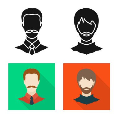 Profesyonel ve fotoğraf simge vektör Illustration. Profesyonel topluluğu ve hisse senedi için profil vektör simgesi.