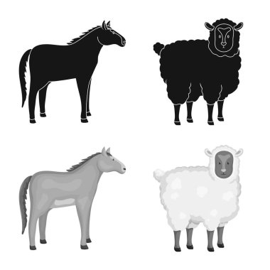 Üreme ve mutfak sembolü yalıtılmış nesne. Set ıslahının ve organik stok vektör çizim.