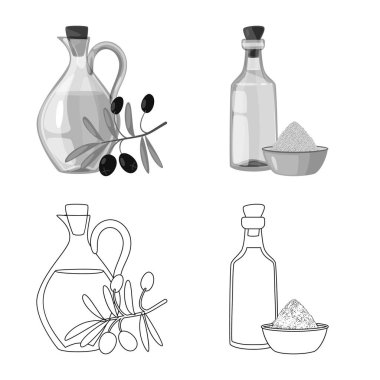 Sağlıklı ve sebze sembolü yalıtılmış nesne. Tarım hisse senedi vektör çizim ve sağlıklı kümesi.