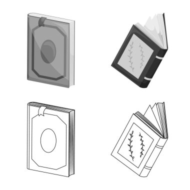 İşareti eğitim ve kapak illüstrasyon vektör. Eğitim ve kitabevi hisse senedi vektör çizim.