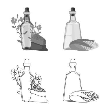 Sağlıklı ve sebze simge vektör tasarımı. Sağlıklı kümesi ve hisse senedi için tarım vektör simgesi.