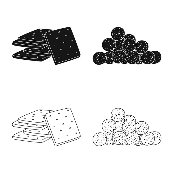 Diseño vectorial de Oktoberfest y símbolo de barra. Set de Oktoberfest y símbolo de caldo de cocina para web . — Vector de stock