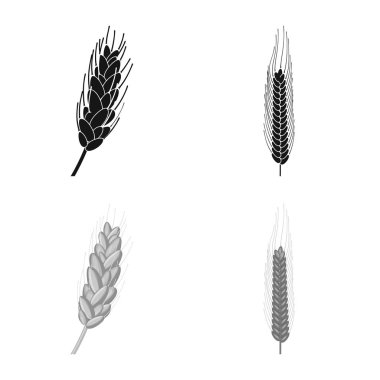 Tarım ve işareti tarım vektör tasarımı. Tarım ve bitki hisse senedi vektör çizim topluluğu.