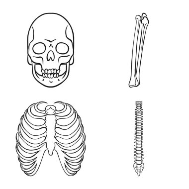 Tıp ve klinik logo vektör tasarımı. İlaç ve tıbbi hisse senedi vektör çizim koleksiyonu.