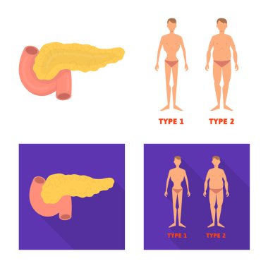 Diyet ve tedavi logosu yalıtılmış nesne. Diyet ve ilaç hisse senedi simgesi için web topluluğu.