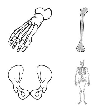 Tıp ve klinik logo vektör tasarımı. İlaç ve tıbbi hisse senedi vektör çizim.