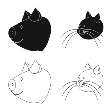 Tarım ve logo yetiştiriciliği vektör tasarımı. Tarım ve organik vektör simgesini hissenin koleksiyonu.