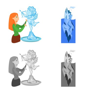 Doku ve donmuş simge vektör Illustration. Doku ve web için şeffaf hisse senedi simgesi.