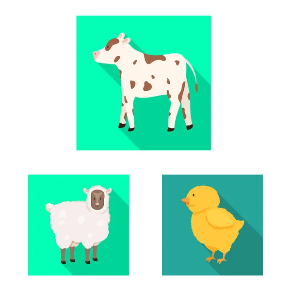 Projekt wektor z hodowli i kuchnia logo. Zestaw z hodowli i organiczne wektor ikona na magazynie. — Wektor stockowy