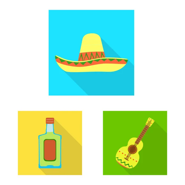 Ilustración vectorial de fiesta y signo de celebración. Colección de fiesta y latín símbolo de stock para web . — Archivo Imágenes Vectoriales