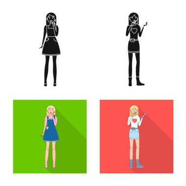 Duruş ve ruh hali işareti vektör tasarımı. Duruş ve erkek hisse senedi simgesi için web topluluğu.