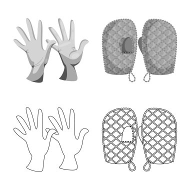 Siluet ve güvenlik logo vektör tasarımı. Siluet ve konfor hisse senedi vektör çizim topluluğu.