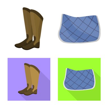 Ekipman ve logo sürme yalıtılmış nesne. Hisse senedi için ekipman ve rekabet vektör simge topluluğu.