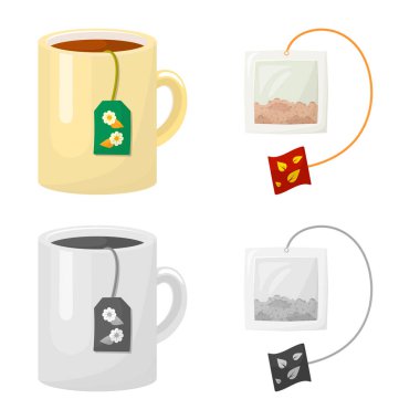 Sağlıklı ve çiçek simge vektör tasarımı. Sağlıklı ve degrade hisse senedi vektör çizim seti.