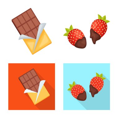 Gıda ve nefis sembolü yalıtılmış nesne. Gıda ve web için kahverengi hisse senedi simgesi.