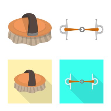 Vektör çizim ekipmanları ve iz sürme. Web için ekipman ve rekabet hisse senedi simgesi kümesi.