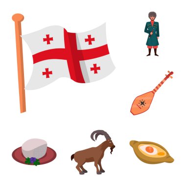 Kafkasya'nın izole nesnesi ve gelenekler ilerler. Kafkasya koleksiyonu ve web için hisse senedi sembolü öznitelikleri.