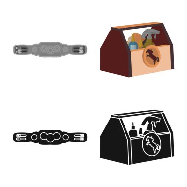 Ekipman ve Binicilik sembolü yalıtılmış nesne. Ekipman ve rekabet hisse senedi simgesi için web topluluğu.