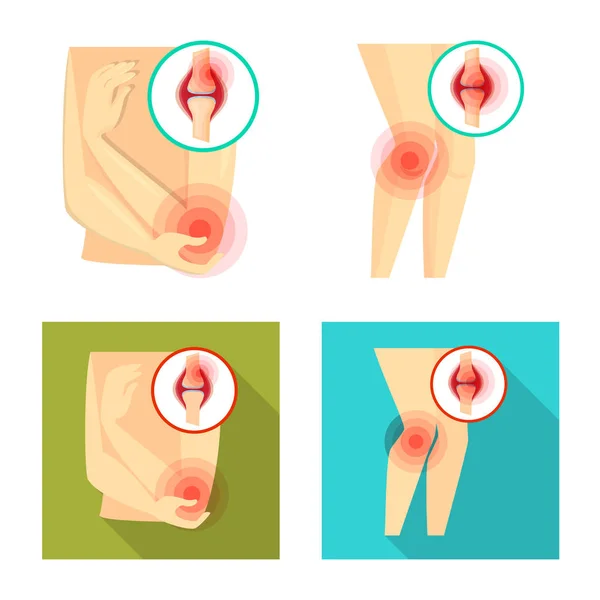 Illustrazione vettoriale dell'ospedale e icona di rendering. Set di icone vettoriali ospedale e aiuto per magazzino . — Vettoriale Stock