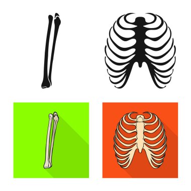 Tıp ve klinik simge vektör tasarımı. İlaç ve tıbbi vektör simgesini hissenin koleksiyonu.