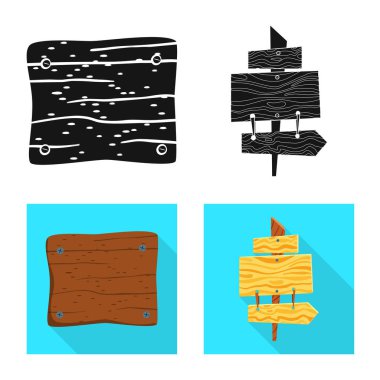 Ham izole nesnesini ve orman simgesi. Ham topluluğu ve hisse senedi için parke vektör simgesi.