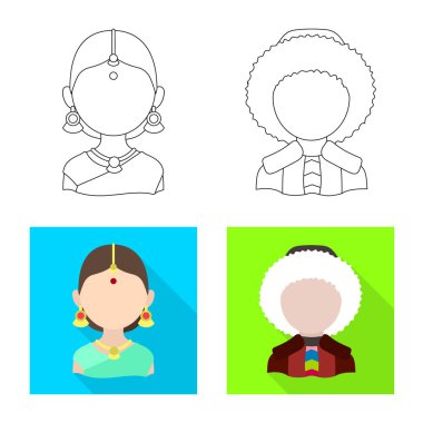 Kopyacı ve ikamet logo yalıtılmış nesne. Kopyacı ve hisse senedi için kültür vektör simge kümesi.
