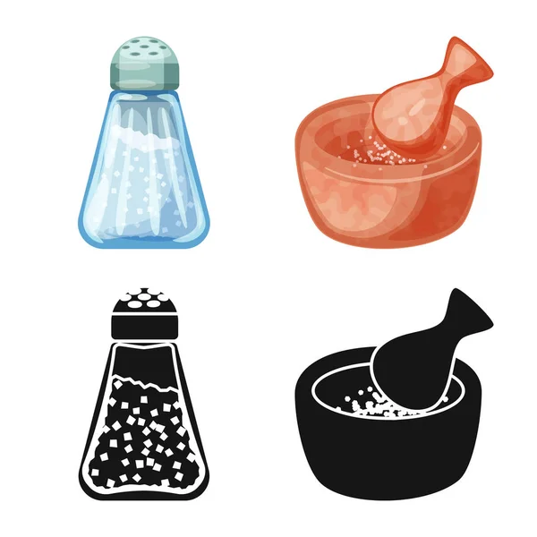 Ilustración vectorial de cocina e icono del mar. Colección de cocina y el icono del vector de hornear para el stock . — Vector de stock