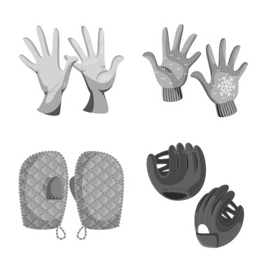 Yalıtılmış nesne özelliği ve ayırt edici logo. Web için özellik ve Tekstil hisse senedi simgesi kümesi.