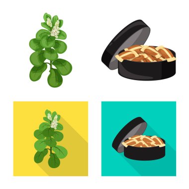 Çöp illüstrasyon vektör ve sembol durdurmak. Çöp ve alışkanlık hisse senedi simgesi için web topluluğu.