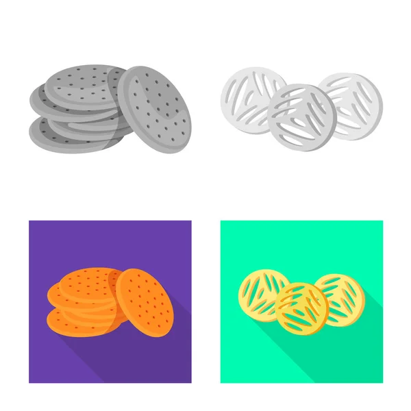 Design vettoriale dell'Oktoberfest e logo della barra. Set di Oktoberfest e simbolo del brodo di cottura per il web . — Vettoriale Stock