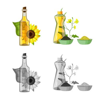 Sağlıklı ve sebze simge vektör Illustration. Tarım hisse senedi vektör çizim ve sağlıklı topluluğu.