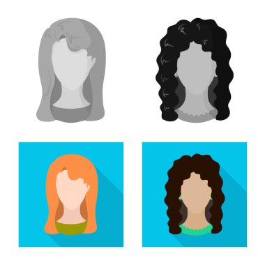 Professional vektör tasarımı ve fotoğraf oturum açın. Profesyonel kümesi ve hisse senedi için profil vektör simgesi.