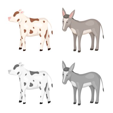 Üreme ve mutfak simge vektör Illustration. Koleksiyon ıslahının ve organik hisse senedi vektör çizim.