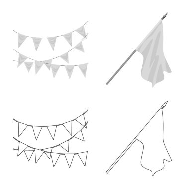 Doku ve sunum logo vektör Illustration. Doku ve medya koleksiyonu stok web simgesi.