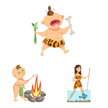 Antik vektör çizim ve yaş logosu. Web için antik ve Arkeoloji hisse senedi simgesi kümesi.