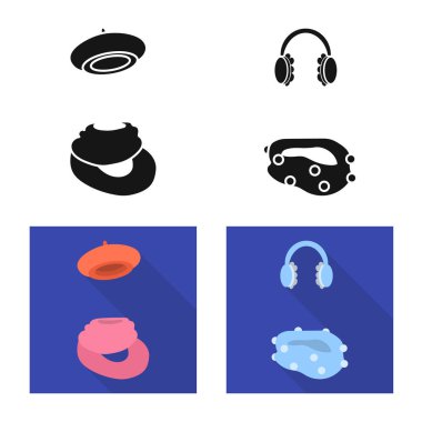 Giysi tasarım vektör ve simge doku. Giysi koleksiyonu ve hisse senedi için hava vektör simgesi.