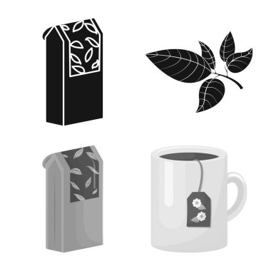 Sağlıklı ve çiçek simgesi yalıtılmış nesne. Web için sağlıklı ve degrade hisse senedi simgesi kümesi.