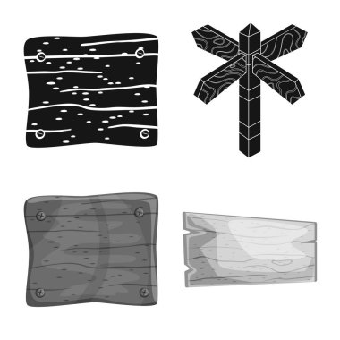 Ham izole nesnesini ve orman simgesi. Ham kümesi ve hisse senedi için parke vektör simgesi.