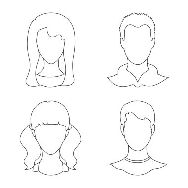 Profesyonel ve fotoğraf logo vektör tasarımı. Profesyonel topluluğu ve hisse senedi için profil vektör simgesi.